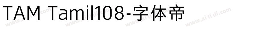 TAM Tamil108字体转换